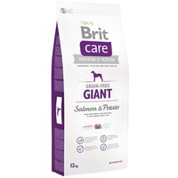 Сухий корм для собак вагою від 45 кг Brit Care GF Giant Salmon & Potato 12 кг