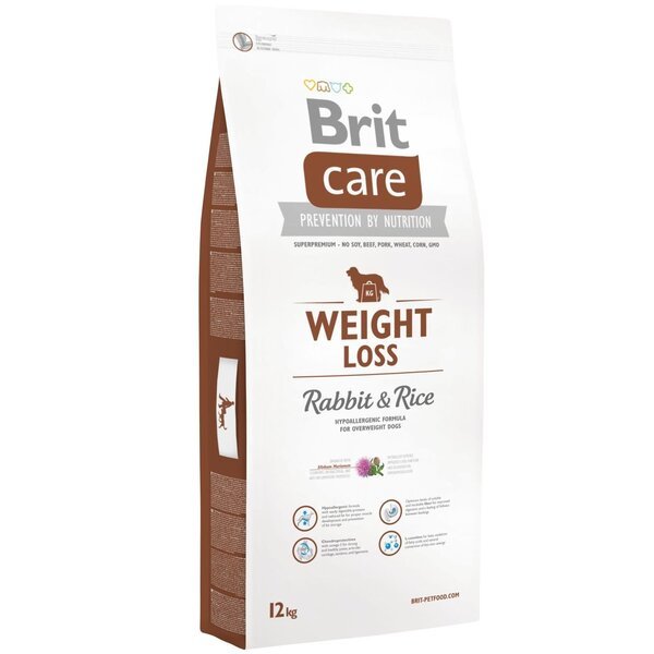 

Сухой корм для собак с лишним весом Brit Care Weight Loss Rabbit & Rice 12 кг