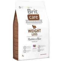 Сухий корм для собак із зайвою вагою Brit Care Weight Loss Rabbit & Rice 3 кг