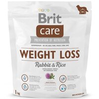 Сухий корм для собак із зайвою вагою Brit Care Weight Loss Rabbit & Rice 1 кг