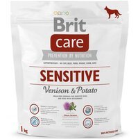 Сухий корм гіпоалергенний з олениною для собак усіх порід Brit Care Sensitive All Breed 1 кг