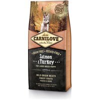 Сухий корм для цуценят великих порід Carnilove Salmon & Turkey Large Breed Puppy 12 кг