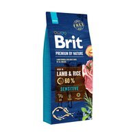 Сухий корм для собак Brit Premium Sensitive Lamb із чутливим травленням зі смаком ягняти 15 кг