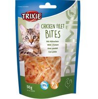 Лакомство для котов Trixie PREMIO Chicken Filet Bites филе куриное сушеное 50гр