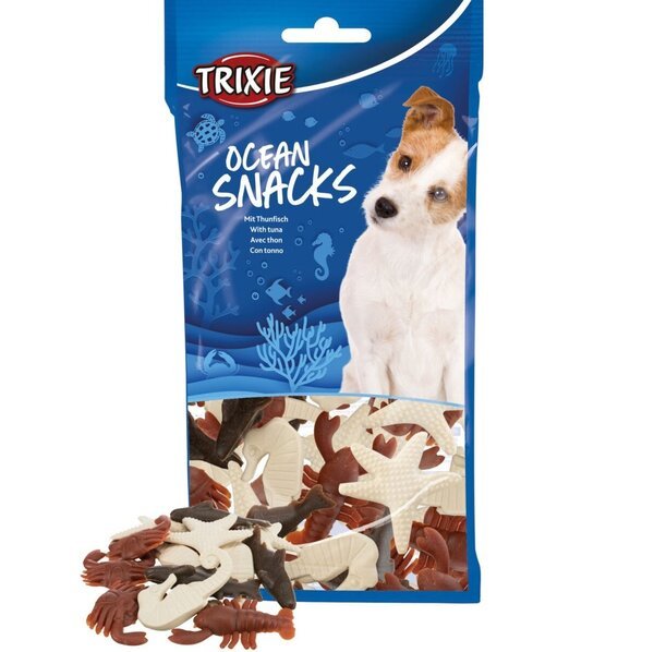 

Лакомство для собак Trixie Ocean Snacks, морепродукты 14шт./100г