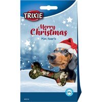 Ласощі для собак Trixie Xmas Mini Hearts різдвяне печиво з куркою 140гр