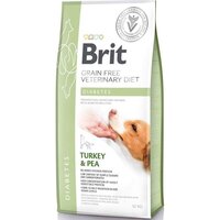 Сухий корм для дорослих собак Brit VetDiets при цукровому діабеті з індичкою та горохом 12 кг