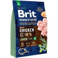 Сухой корм для щенков и молодых собак гигантских пород Brit Premium Junior XL со вкусом курицы 3 кг