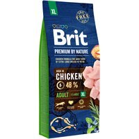 Сухой корм для взрослых собак гигантских пород Brit Premium Adult XL со вкусом курицы 15 кг