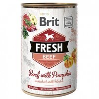 Влажный корм для собак Brit Fresh Beef/Pumpkin 400г говядина,тыква