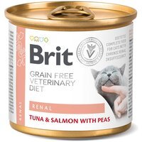 Консерва для котів Brit GF Veterinary Diet з хронічною нирковою недостатністю 200г