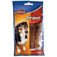 Ласощі для собак Trixie Stripes з ягням 100 гр (10шт)