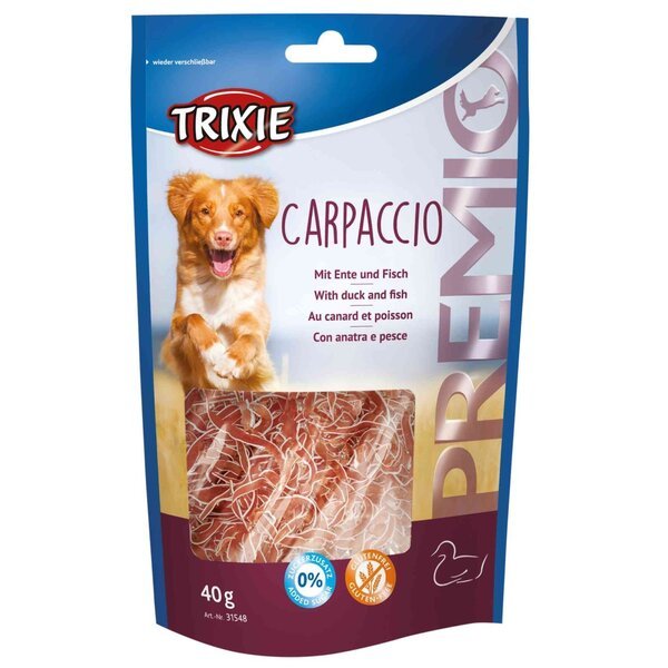 

Лакомство для собак Trixie PREMIO Carpaccio утка/рыба 40гр