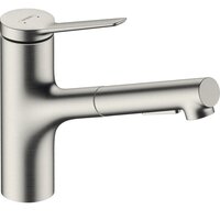 Змішувач для кухні Hansgrohe Zesis M33, KM150sBoxlite, сталь (74803800)