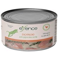 Вологий корм для дорослих котів Essence з куркою, 200 г