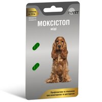 Антигельминтный препарат ProVET Моксистоп меди для собак, 2 таблетки по 120 мг