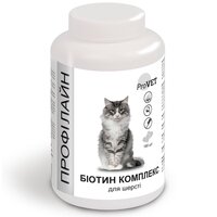 БИОТИН КОМПЛЕКС для шерсти ProVET Профилайн для кошек, 180 табл