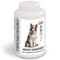 МАКСІ КОМПЛЕКС ProVET Профілайн для собак середніх та великих порід, 100 табл