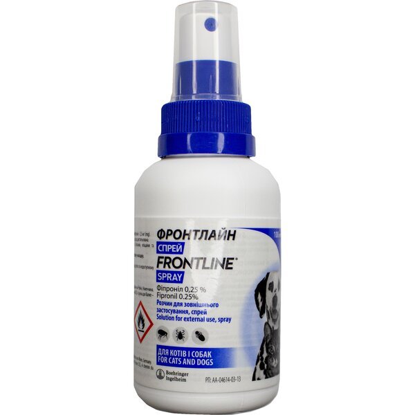 

Спрей Boehringer Ingelheim Frontline Spray от блох и клещей 100 мл