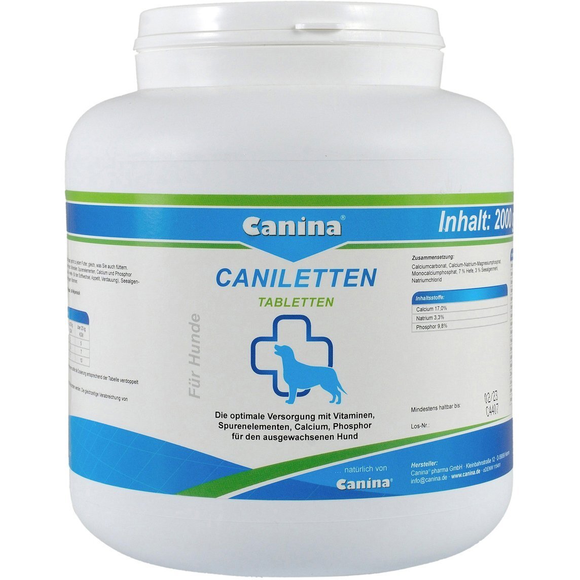 Витамины комплекс для взрослых собак Canina Caniletten 2000 г 1000 ...