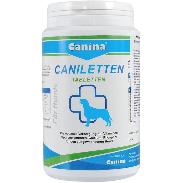 Витамины комплекс для взрослых собак Canina Caniletten 300 г 150 ...