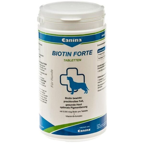 Витамины интенсивный курс для шерсти Canina Biotin Forte 700 г 210 ...