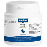 Вітаміни інтенсивний курс для шерсті Canina Biotin forte 100 г 30 таблеток