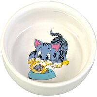 Миска для котів Trixie керамічна з лапками 0,3л 11см