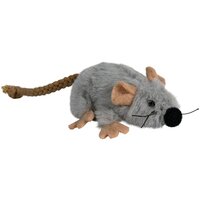 Іграшка для кішок Trixie "Мишка" плюш. сіра з м'ятою 7см