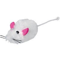 Іграшка для кішок Trixie "Мишка" хутряна пищалкою 9см, 