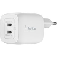 Мережевий ЗП Belkin Home Charger 45W GAN PD PPS Dual USB-С (WCH011VFWH)
