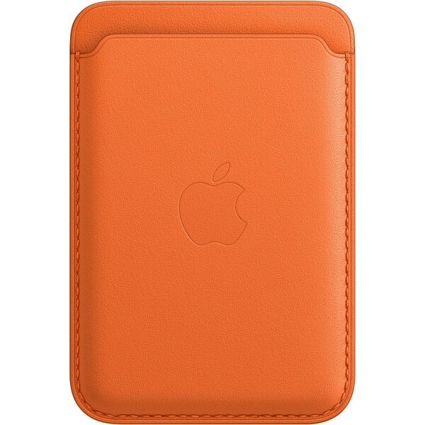 

Чехол-бумажник Apple для iPhone Leather Wallet with MagSafe - Orange (MPPY3ZE/A)