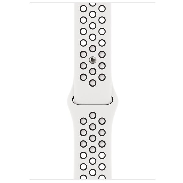 

Ремешок Apple Watch 45mm Summit White/Black Nike Sport Band (MPH13ZM/A)