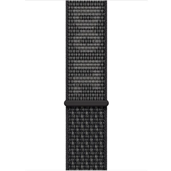 

Ремешок Apple Watch 45mm Black/Summit White Nike Sport Loop (MPJ13ZM/A)