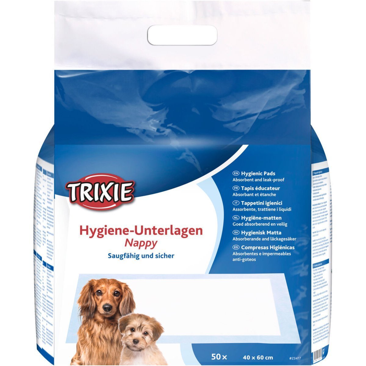 Пеленки для собак Trixie 40х60 см 50 шт фото 