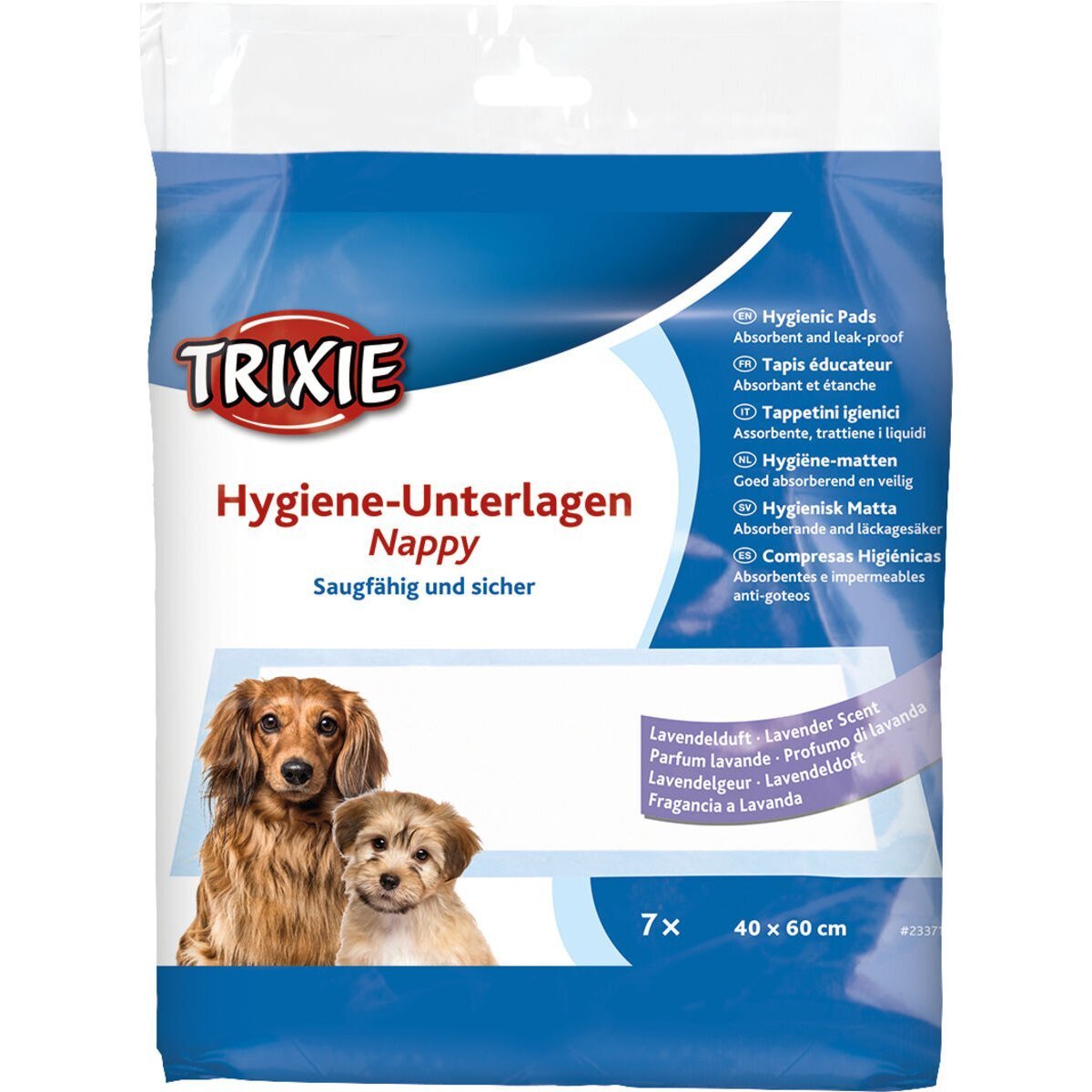 Пеленки для собак Trixie 23371 с запахом лаванды 40х60 см 7шт фото 