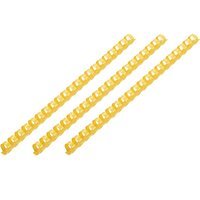 Пластиковые пружины для биндера 2E, 16мм, желтые, 100шт