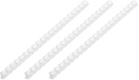 Пластиковые пружины для биндера 2E, 08мм, белые, 100шт