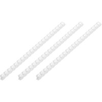 Пластикові пружини для біндера 2E, 10мм, білі, 100шт