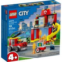 Конструктор LEGO City Пожарное депо и пожарная машина