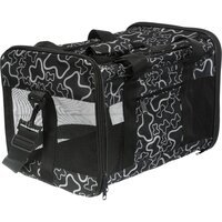 Сумка-переноска для собак та кішок Trixie Adrina Carrier 26 x 27 х 42 см Чорна з сірим
