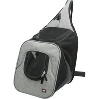 Рюкзак-переноска для собак и кошек Trixie Savina 30 х 33 x 26 см до 10 кг Черный с серым