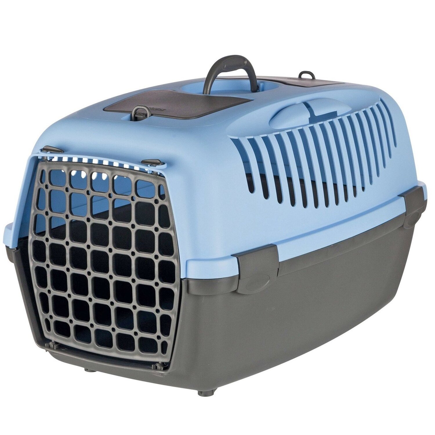 Переноска для собак и кошек Trixie Capri 40 х 38 х 61 см до 12 кг Синяя фото 