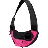 Сумка-переноска Trixie Sling Front Bag 50х25х18 см Розовая/черная