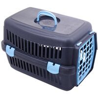 Переноска SGbox для животных до 6 кг 48 х 32 х 32 см пластик Черная / микс