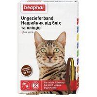 Нашийник для кішок Beaphar від бліх та кліщів 35см Коричневий