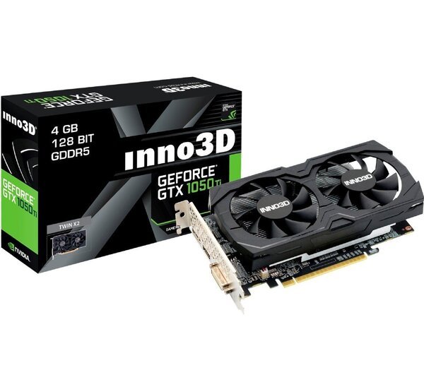 

Видеокарта INNO3D GeForce GTX 1050 Ti 4GB GDDR5 X2
