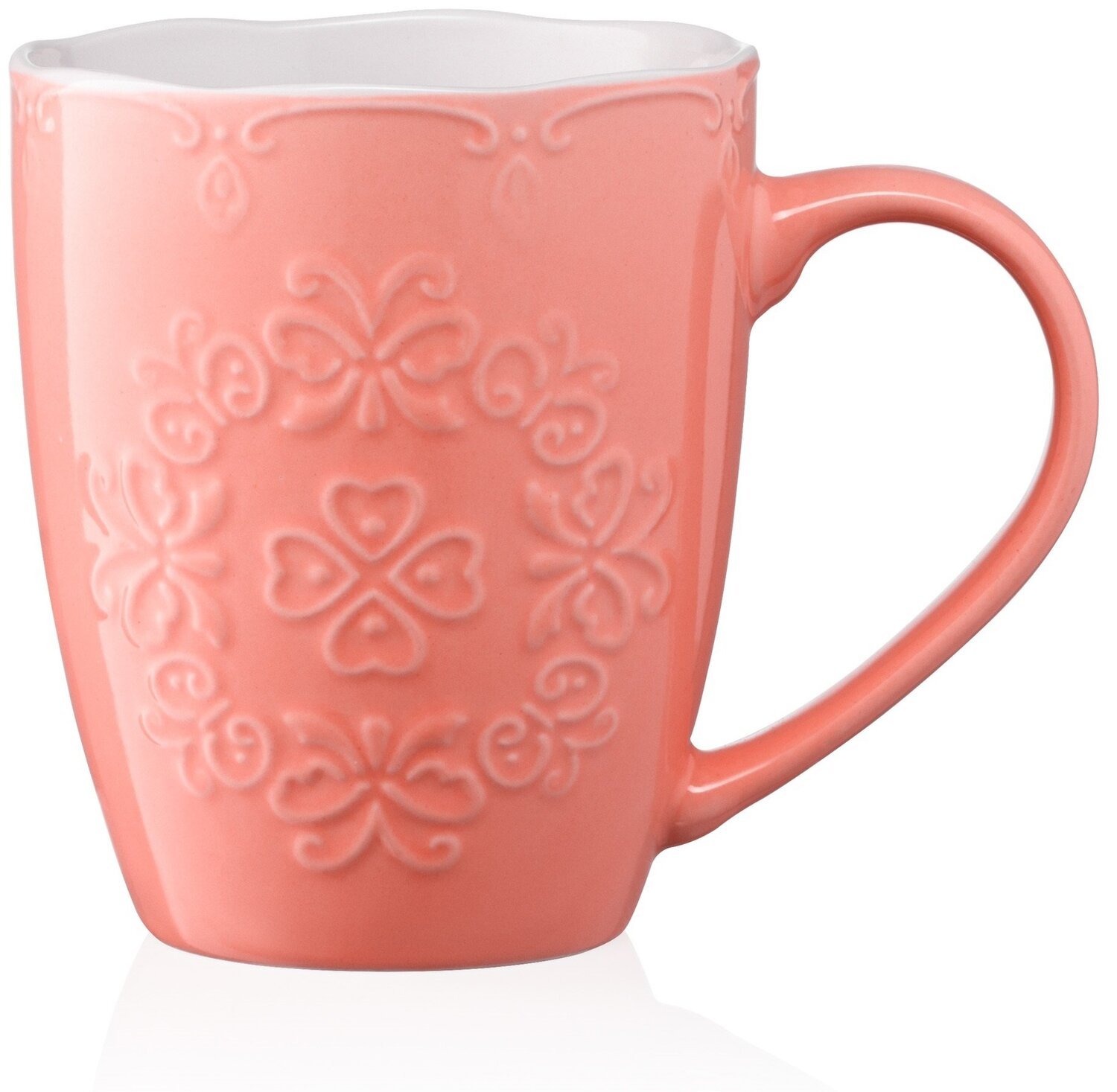 Чашка Ardesto Barocco 330 мл Pink (AR3458P) (1112952)