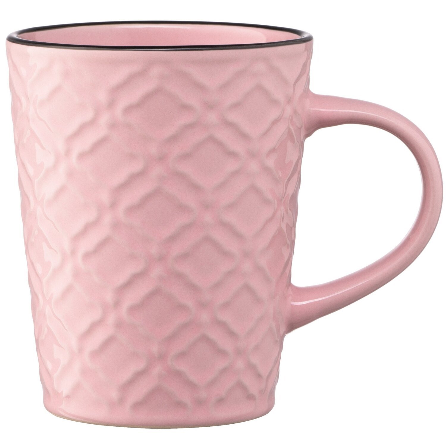 Чашка Ardesto Relief 320 мл Pink (AR3474P) (1108456)