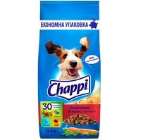 Сухий корм для дорослих собак Chappi c яловичиною, птицею та овочами 13.5кг